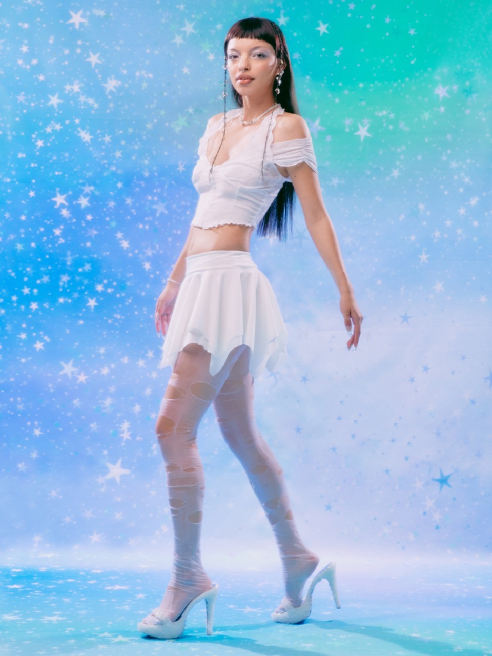 [선미 착용] Fairy Skirt WHITE